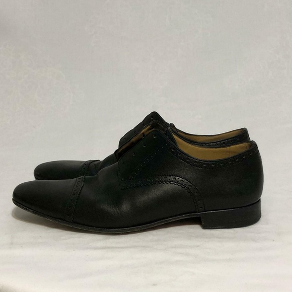 Bally Men\'s Wingtip Oxford Leather Shoes Size 7.5